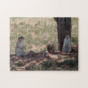 Prairie Dog Family Jigsaw Puzzle