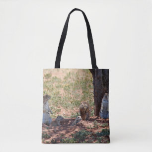 Prairie Dog Family Tote Bag