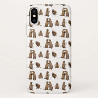 Prairie Dog Frenzy iPhone X Case (choose colour)