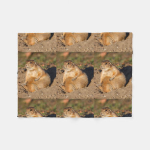 prairie dog is full fleece blanket