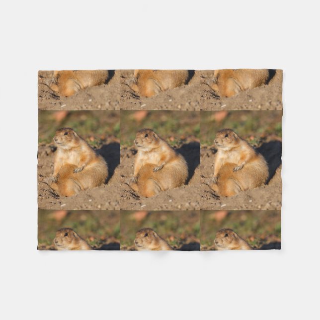 prairie dog is full fleece blanket (Front (Horizontal))