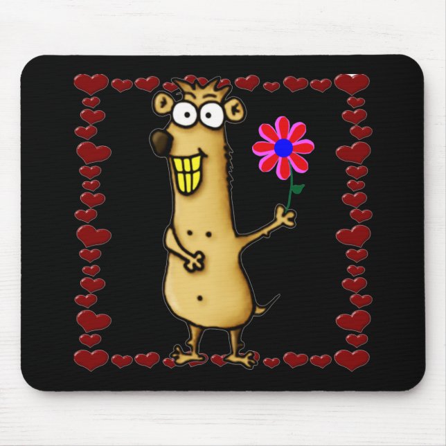 Prairie Dog Love Mousepad (Front)