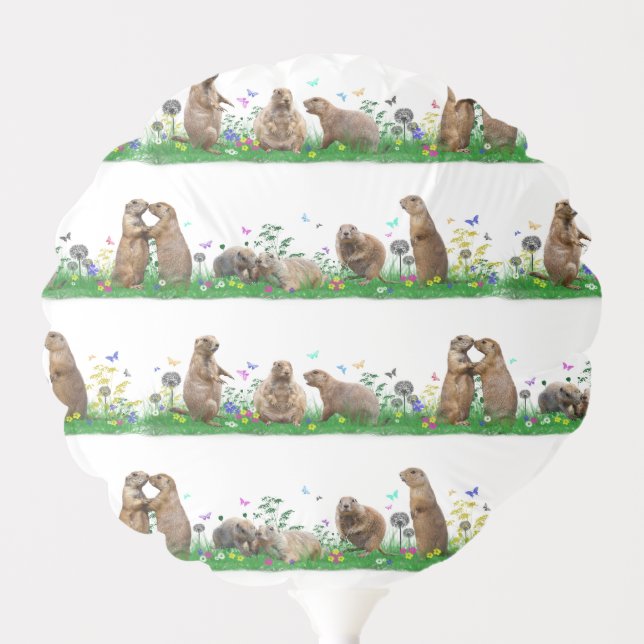 Prairie Dog Meadow Balloon (choose colour) (Front)