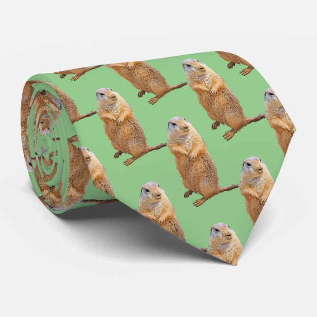 Prairie dog neck tie (Rolled)