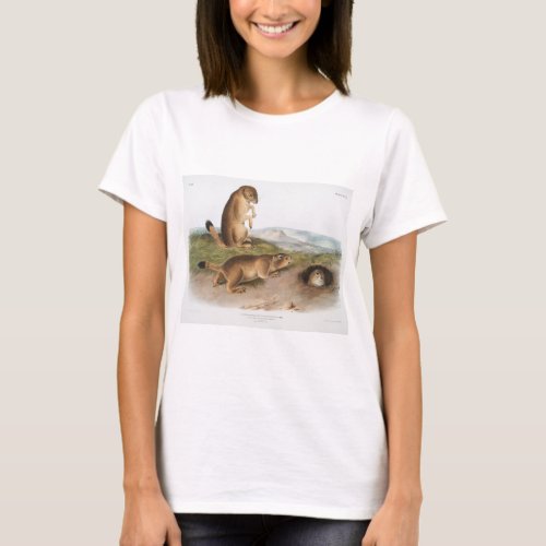 Prairie Dog or Prairie marmot squirrel Camping T_Shirt