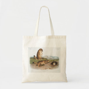 Prairie Dog or Prairie marmot squirrel Camping Tote Bag