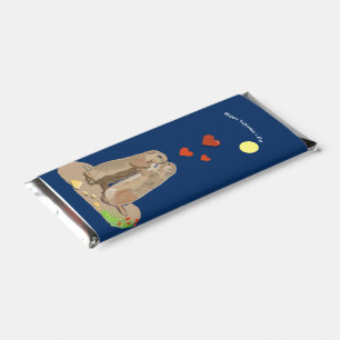 Prairie Dog Valentine’s Day Hershey Bar Favors