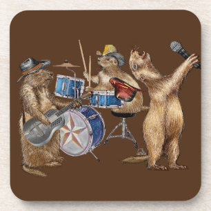 Prairie Dogs Beverage Coaster