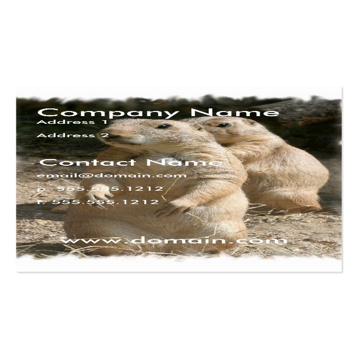 Prairie Dogs Business Card