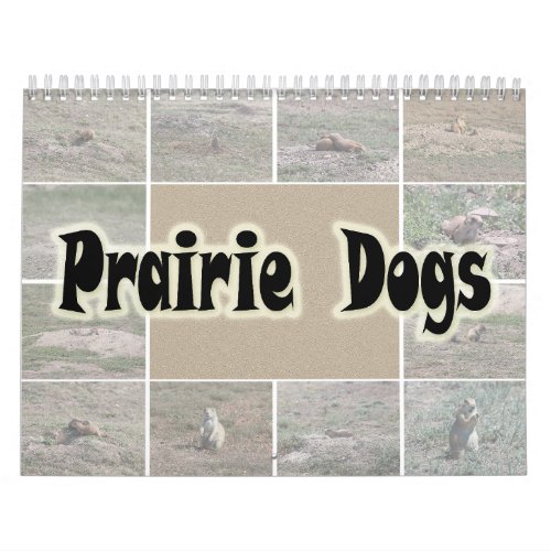 Prairie Dogs Calendar