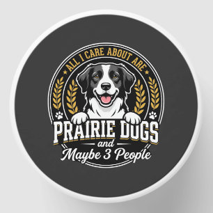 Prairie Dogs Maybe 3 People Design Mini Candle Favors