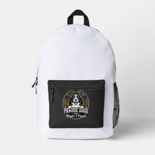 Prairie Dogs Maybe 3 People Design Printed Backpack
