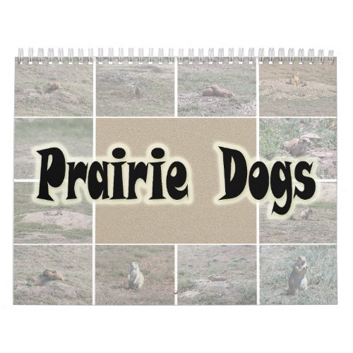 Prairie Dogs _ Monthly Calendar