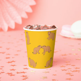 Prairie Dogs Paper Cups