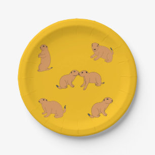 Prairie Dogs Paper Plates