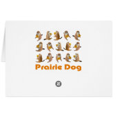prairie dog's stuffed toy cards (Back Horizontal)