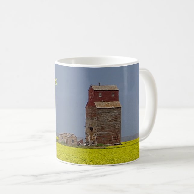 Prairie Elevator Landscape Coffee Mug (Front Right)