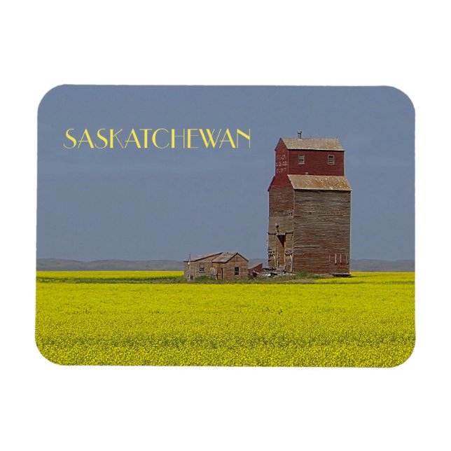Prairie Elevator Landscape Magnet (Horizontal)