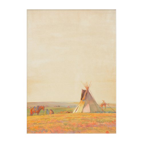 Prairie Evening 1919 by Maynard Dixon Acrylic Print