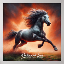 Prairie Fire and Gray Horse