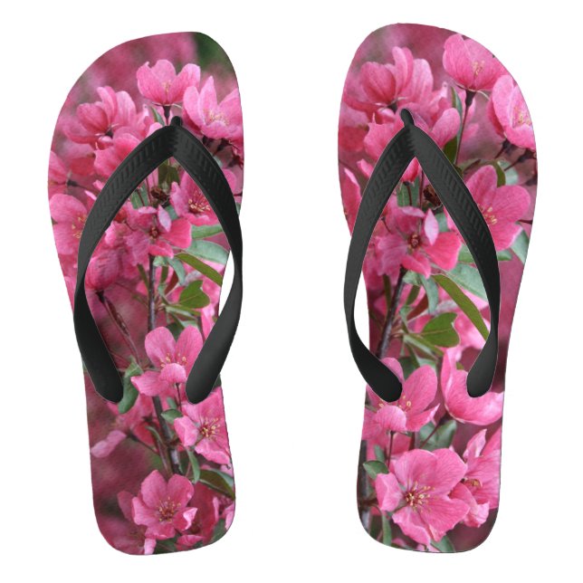 Prairie Fire Crab Apple Blossoms    Flip Flops (Footbed)