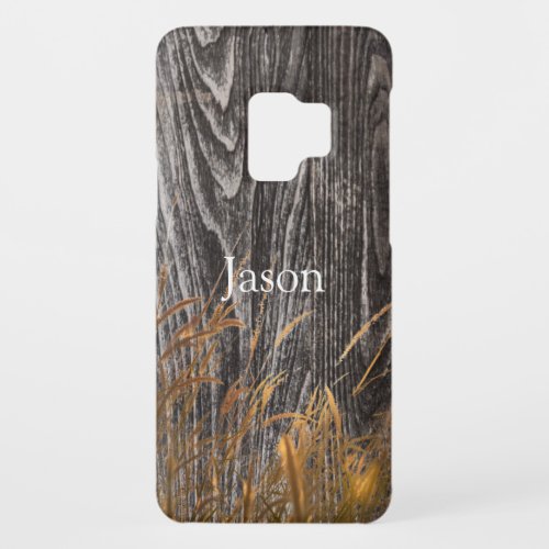 Prairie Harvest Wheat On Barn Board Case_Mate Samsung Galaxy S9 Case