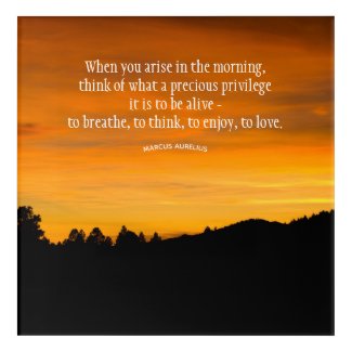 Prairie Hill Sunset Silhouette Photo Personalized
