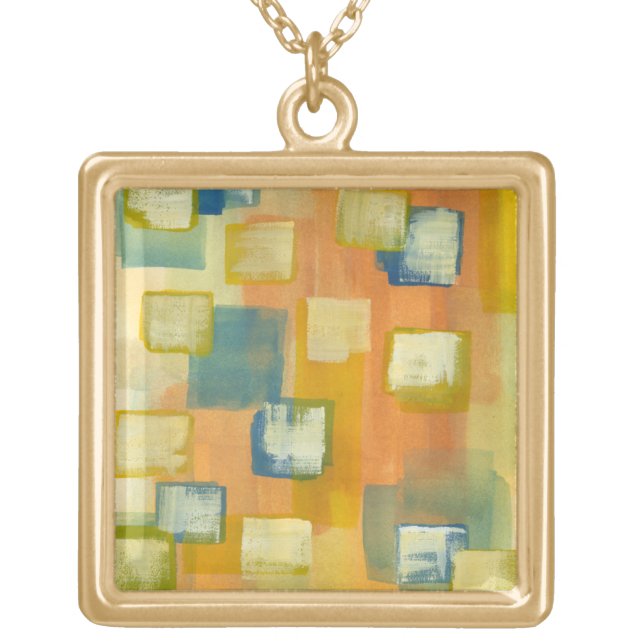 Prairie Home I Gold Plated Necklace (Front)