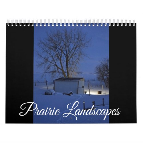 Prairie Landscapes Original Photography Calendar