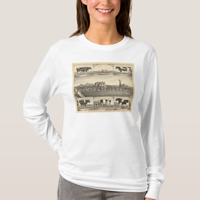 Prairie Lawn Farm, Nebraska T-Shirt (Front)
