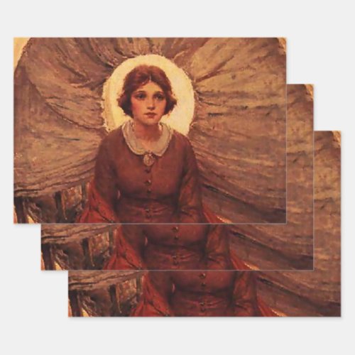Prairie Madonna Western Art by WHD Koerner Wrapping Paper Sheets