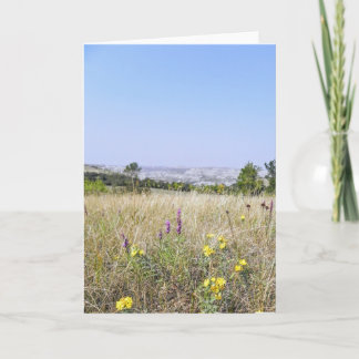Prairie Meets Badlands Note Card
