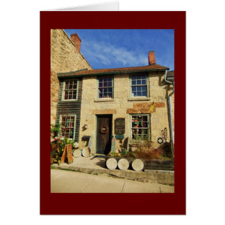 Prairie Oak Artican Facade with Burgundy Border Cards