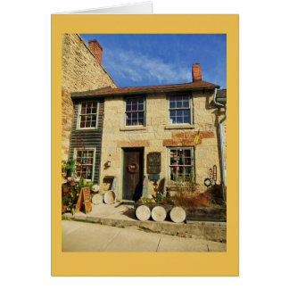 Prairie Oak Artican Facade with Goldenrod Border Cards