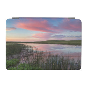 Prairie Pond Reflects Brilliant Sunrise Clouds iPad Mini Cover