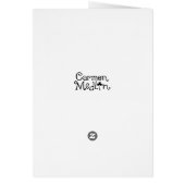 Prairie Rabbit - Cute Animal Art Card (Back)