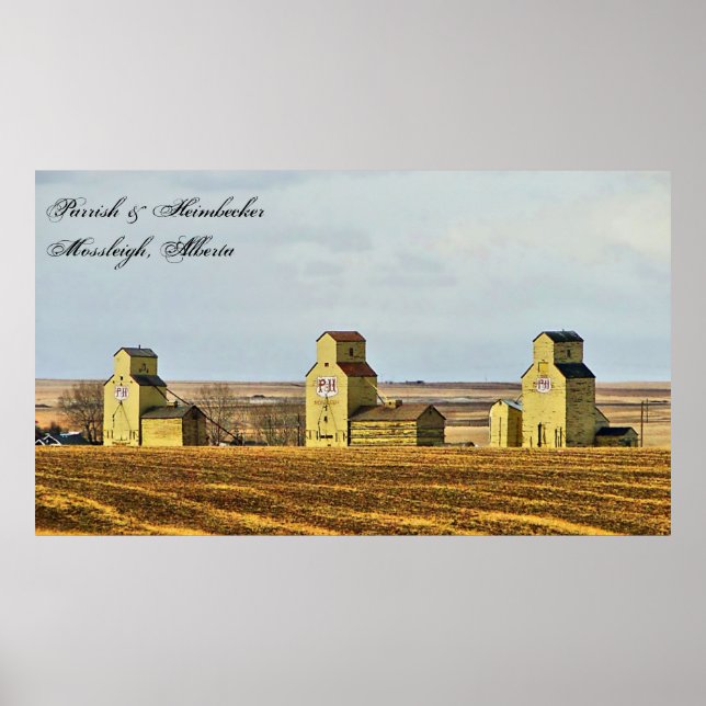 Prairie Sentinels Mossleigh Alberta Poster (Front)
