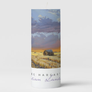 Prairie Sky Greg Hargarten 3" x 8" Pillar Candle