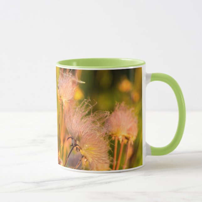 Prairie Smoke Wildflowers In Aspen Grove Mug (Right)