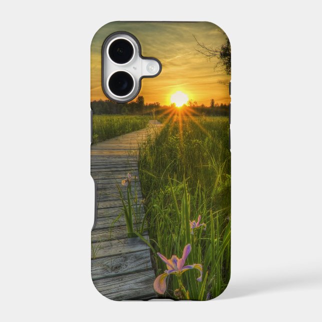 Prairie Sunset Iphone Case (Back)
