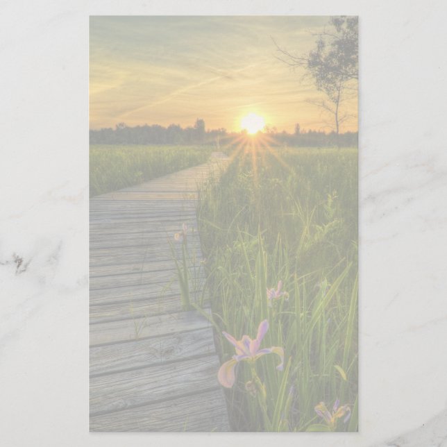 Prairie Sunset Stationery (Front)