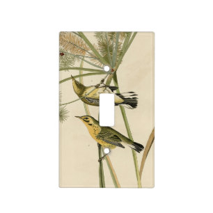 Prairie Warbler from Audubon's Birds of America Light Switch Cover