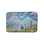Prairie Wildflowers And Thunderstorm Bath Mat at Zazzle