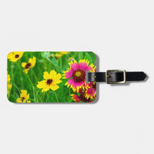 Prairie wildflowers in Hill Country Luggage Tag