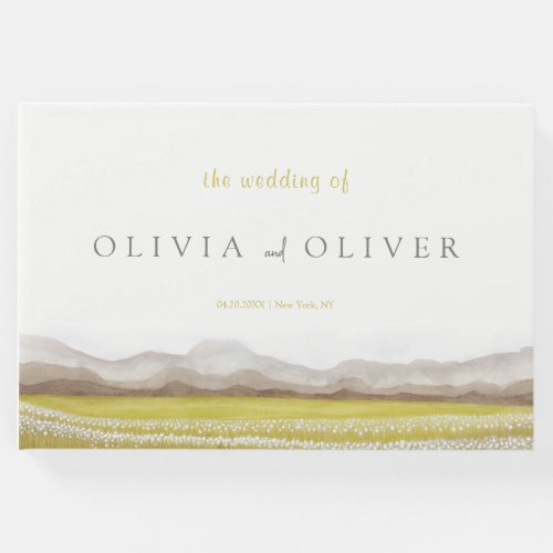 Prairies in Bloom Wedding  Guest Book