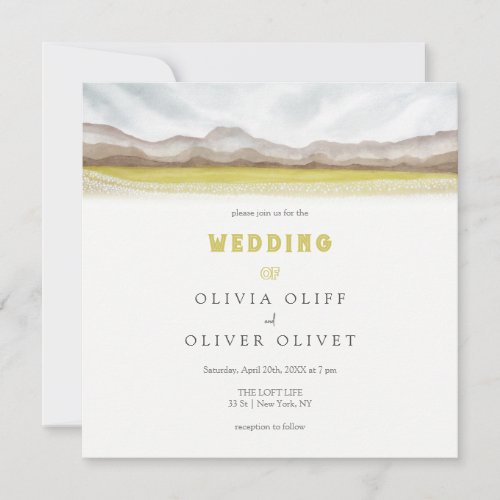 Prairies in Bloom Wedding  Invitation