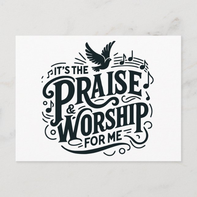 Praise and Worship Postcard (Front)