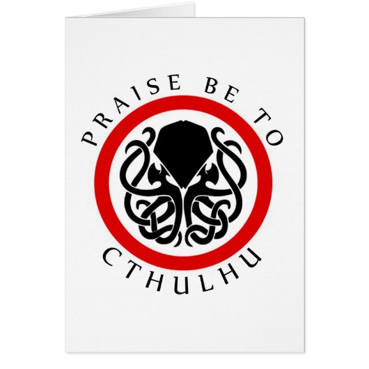 Praise Be To Cthulhu Cards (Front)