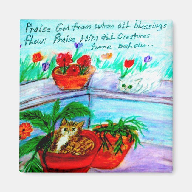 Praise God from Whom All Blessings Flow Magnet (Front)