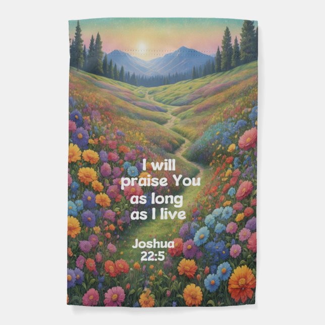 Praise God Garden Flag (Front)